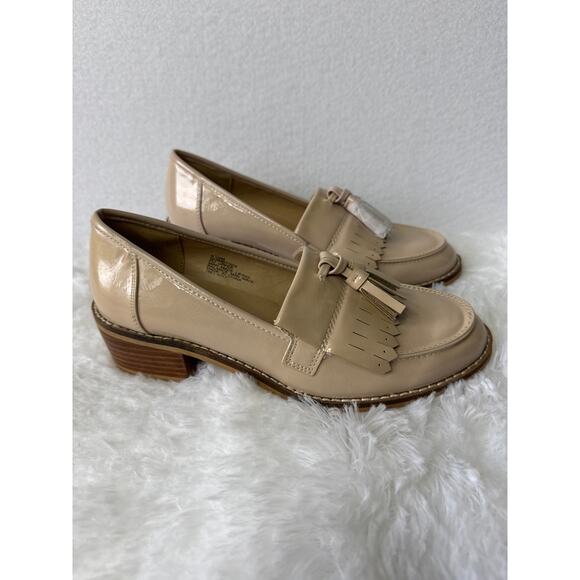 NWT Nine West Quimby oxfords loafers champagne tassel shoes 5.5 - Picture 7 of 12